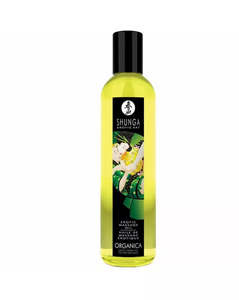 Shunga Massage Oil Organica Exotic Green Tea