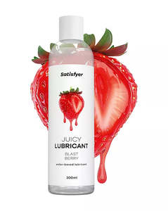 Satisfyer Juicy Lubricant, 300ml (water) Blast Berry