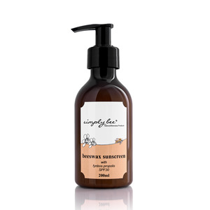 Products: Beeswax sunscreen with fynbos propolis spf30 Simply Bee New Zealand