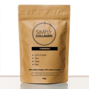 Marine Collagen Powder: Simply Collagen |  Marine Collagen with Turmeric
