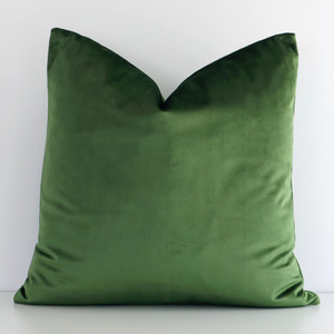Forest Green Velvet Cushion Cover