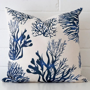 Products: New England Blue Coral Cushion Cover