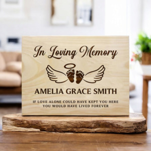 Frontpage: Baby Memorial Plaque