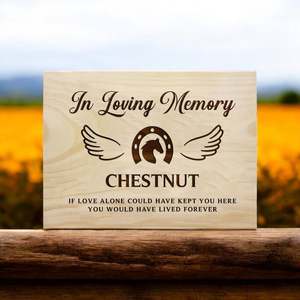 In Loving Memory: Alternative Pet Memorial Plaque