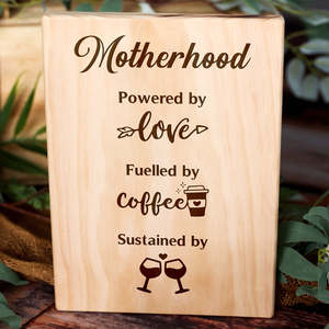 Mothers Day: Motherhood Power Plaque