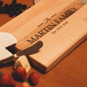 Mothers Day: Personalised Family Serving Board