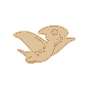 For Kids: Dinosaur PP#53 Preschool Paint & Play – Wooden DIY Shapes (Single)