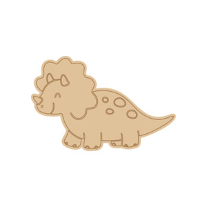 For Kids: Dinosaur PP#48 Preschool Paint & Play – Wooden DIY Shapes (Single)