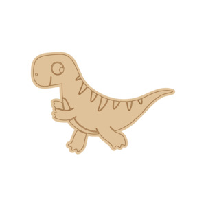 For Kids: Dinosaur PP#45 Preschool Paint & Play – Wooden DIY Shapes (Single)