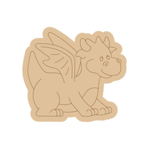 Dragon PP#42 Preschool Paint & Play – Wooden DIY Shapes (Single)