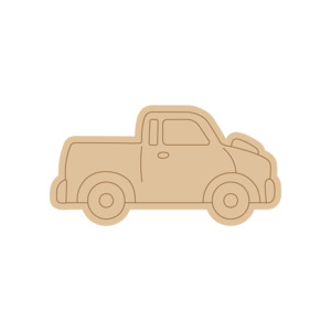 For Babies: Vehicle PP#33 Preschool Paint & Play – Wooden DIY Shapes (Single)