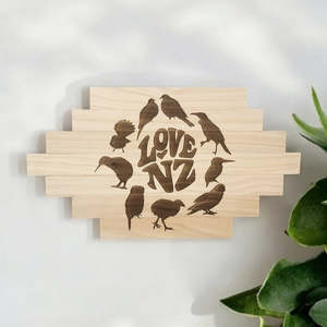 Friends: Native Birds - Love NZ Sign