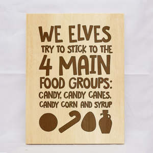 Pets: Elves Food Groups Plaque