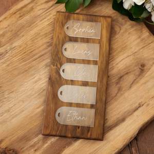 Anniversary: Elegant Custom Wedding Place Cards
