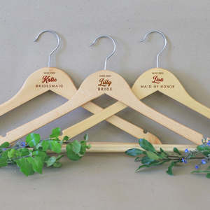 Wedding: Wedding Hanger Personaliaed (Single)