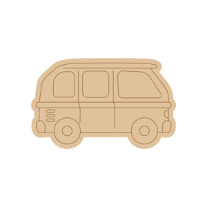 Vehicle PP#29 Preschool Paint & Play – Wooden DIY Shapes (Single)