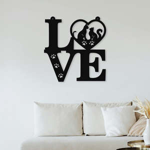 Wall Art: LOVE Cats - Wall Art
