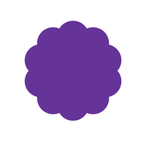 Scalloped Circle No.2 (Craft Blank)