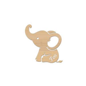 Baby Elephant Cutout