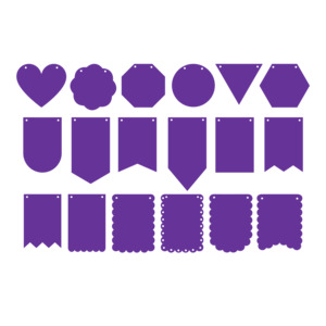 Craft Accessories: Banners 200mm (Craft Blank)