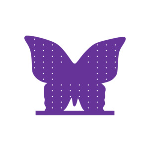 Craft Accessories: Jewellery Holder Butterfly Blank (With Stand)