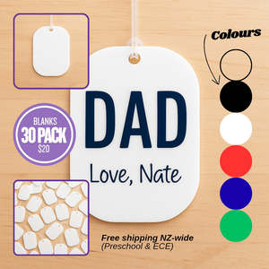 Acrylic Bundles: DIY Keyring Craft Blanks – Father’s Day Special
