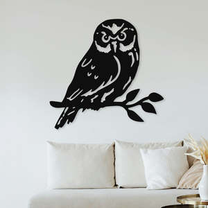 Morepork Owl - Wall Art (Small Gift)