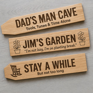 Frontpage: Personalised Timber Sign