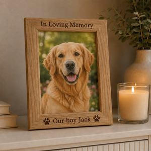 In Loving Memory: Personalised Memorial Photo Frame - Keepsake