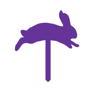 Craft Blanks No Holes: Bunny Cake Topper (Craft Blank)