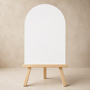 Anniversary: Blank Acrylic Wedding Sign – Arch or Rectangle