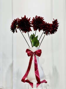 Love: Red Velvet Vase