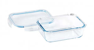 Wiltshire: Wiltshire Rectangle Glass Container 1000ml