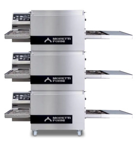 Moretti Forni T64 - 3 Chamber Benchtop Conveyor Oven with Support