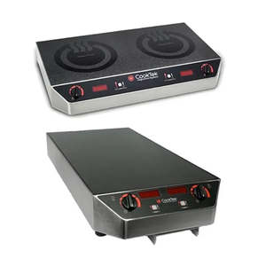 CookTek Dual Induction Cooktop - Benchtop with Rotary Dial MC