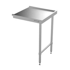 Modular Stainless: Modular Stainless 600mm Deep Dishwasher Inlet-Outlet Bench