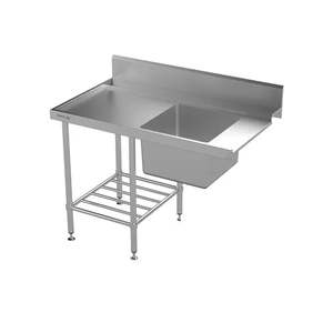 Modular Stainless Dishwasher Inlet Bench