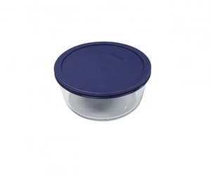Pyrex Simply Store 2 Cup Round Container with Blue Lid
