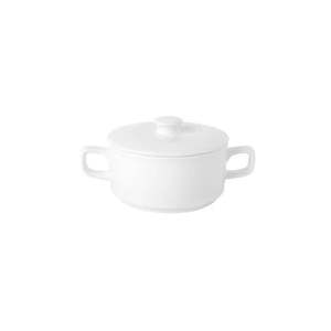 Royal Porcelain Soup Cup & Lid 2 Handle