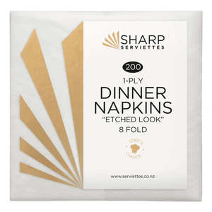 Sharp Dinner 1 Ply 8 Fold