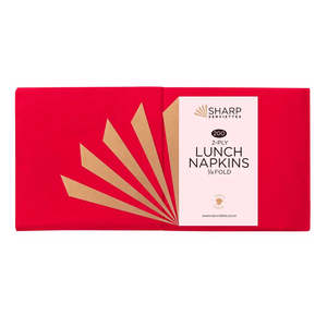 Sharp Serviettes: Sharp Lunch 2 Ply 4 Fold (7 Colours)