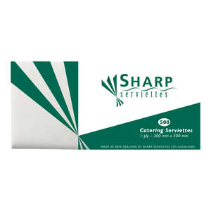 Sharp Lunch 1 Ply 4 Fold Supersaver
