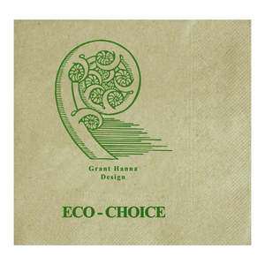 Sharp Cocktail Napkin 1 Ply 4 Fold Eco Choice