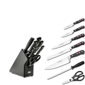 Wusthof: Wusthof Classic 8 Pce Knife Block Set - Dark