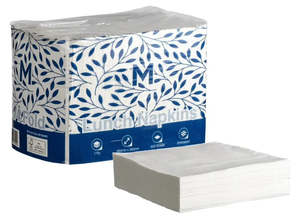 Matthews Lunch Napkins 1/4 Fold - 1 Ply, FSC® Mix