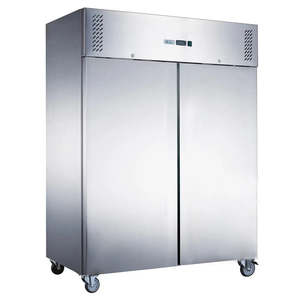 Freezers: Stainless Steel Double Door Upright Freezer Fed-x – XURF1200SFV