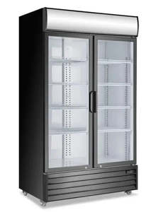 Display Refrigeration: Atosa Glass Double Door Mounted Fridge