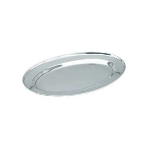 Chef Inox Platter Oval Stainless Steel 250mm