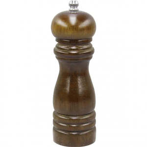 Tabletop: Chef Inox Mill-Salt/Pepper-Dark Wood Ceramic Gear 165mm