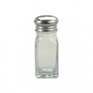 Chef Inox Utility Pk12 Salt & Pepper Shaker Glass Steel 95mm